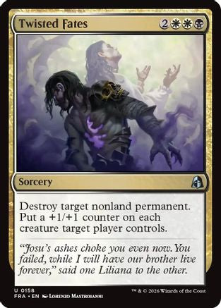 Twisted Fates  [Foil]  (FRA-158) - [Reality Fracture]