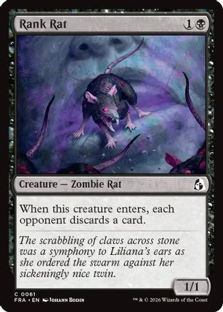 Rank Rat  [Foil]  (FRA-061) - [Reality Fracture]
