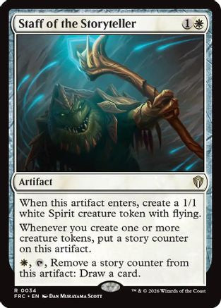 Staff of the Storyteller  (-034) - [Commander: Reality Fracture]