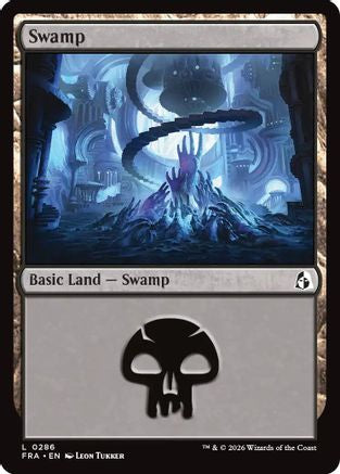 Swamp (0286)  [Foil]  (FRA-286) - [Reality Fracture]