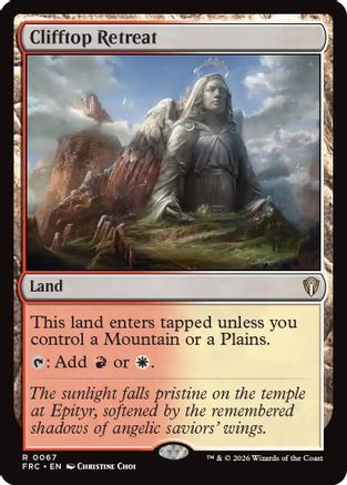 Clifftop Retreat  (-067) - [Commander: Reality Fracture]