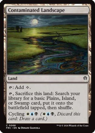 Contaminated Landscape  (-068) - [Commander: Reality Fracture]