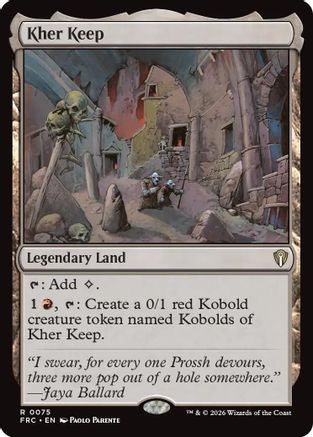 Kher Keep  (-075) - [Commander: Reality Fracture]
