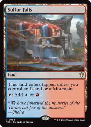 Sulfur Falls  (-084) - [Commander: Reality Fracture]