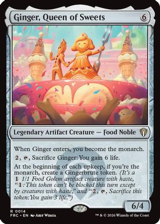 Ginger, Queen of Sweets  (-014) - [Commander: Reality Fracture]