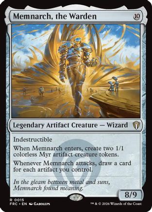 Memnarch, the Warden  (-015) - [Commander: Reality Fracture]