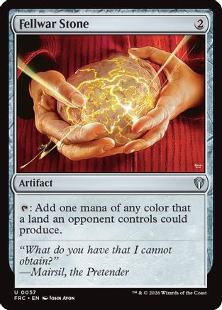 Fellwar Stone  (-057) - [Commander: Reality Fracture]