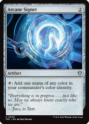 Arcane Signet  (-020) - [Commander: Reality Fracture]