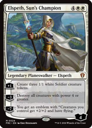 Elspeth, Sun's Champion  (-024) - [Commander: Reality Fracture]