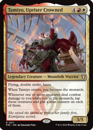 Tamiyo, Upriser Crowned  (-011) - [Commander: Reality Fracture]