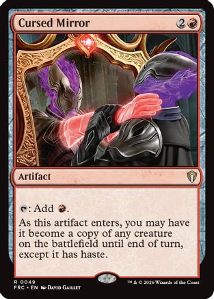 Cursed Mirror  (-049) - [Commander: Reality Fracture]