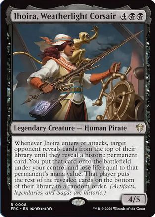 Jhoira, Weatherlight Corsair  (-008) - [Commander: Reality Fracture]