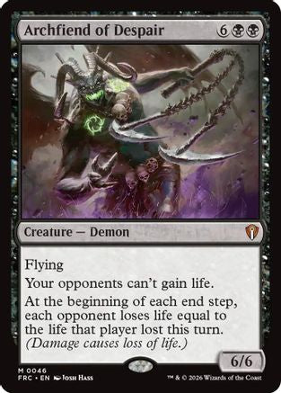 Archfiend of Despair  (-046) - [Commander: Reality Fracture]
