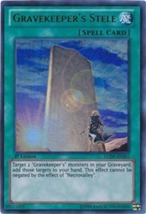 Gravekeeper's Stele [LCJW-EN261] Ultra Rare - Trinity Hobby