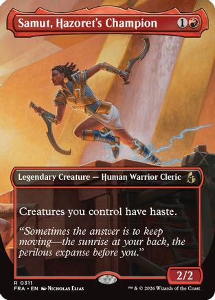 Samut, Hazorer's Champion (Borderless)  (FRA-311) - [Reality Fracture]