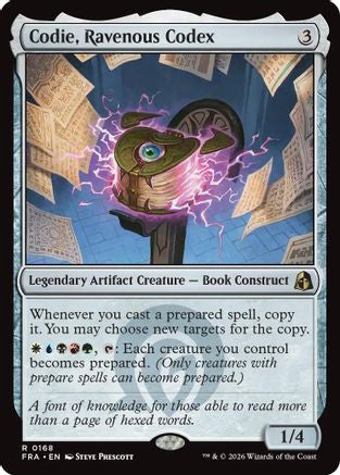 Codie, Ravenous Codex  [Foil]  (FRA-168) - [Reality Fracture]