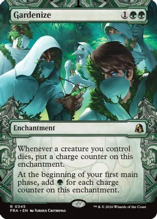 Gardenize (Showcase) (0345)  [Foil]  (FRA-345) - [Reality Fracture]