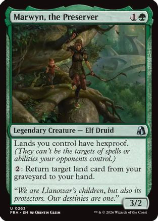 Marwyn, the Preserver  [Foil]  (FRA-263) - [Reality Fracture]