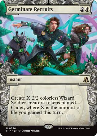 Germinate Recruits (Showcase)  [Foil]  (FRA-334) - [Reality Fracture]
