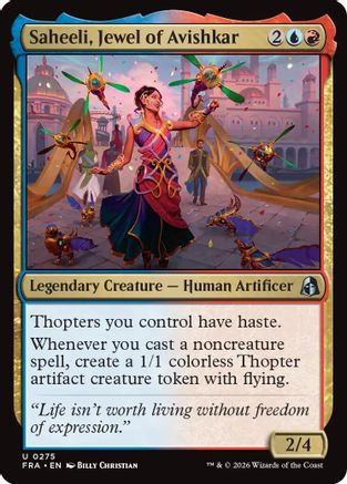 Saheeli, Jewel of Avishkar  (FRA-275) - [Reality Fracture]