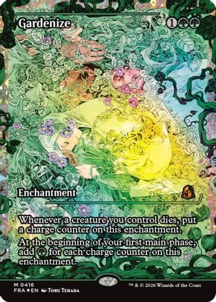 Gardenize (Showcase) (Fracture Foil) (0416)  [Foil]  (FRA-416) - [Reality Fracture]