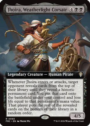 Jhoira, Weatherlight Corsair (Extended Art)  (-093) - [Commander: Reality Fracture]