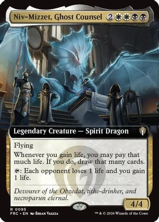 Niv-Mizzet, Ghost Counsel (Extended Art)  (-095) - [Commander: Reality Fracture]