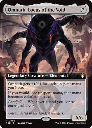 Omnath, Locus of the Void (Extended Art)  (-088) - [Commander: Reality Fracture]