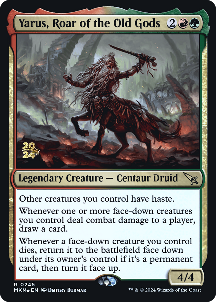 Yarus, Roar of the Old Gods [Murders at Karlov Manor Prerelease Promos] - Trinity Hobby