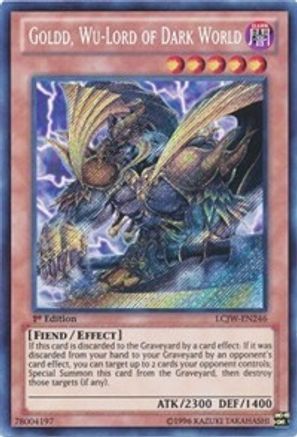 Goldd, Wu-Lord of Dark World [LCJW-EN246] Secret Rare - Trinity Hobby