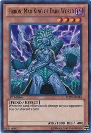 Brron, Mad King of Dark World [LCJW-EN244] Ultra Rare - Trinity Hobby