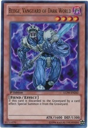 Beiige, Vanguard of Dark World [LCJW-EN242] Ultra Rare - Trinity Hobby