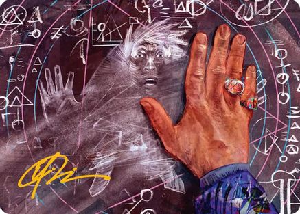 Solve for Disappointment Art Card (Gold-Stamped Signature)  (ASFRA-014) - [Art Series: Reality Fracture]