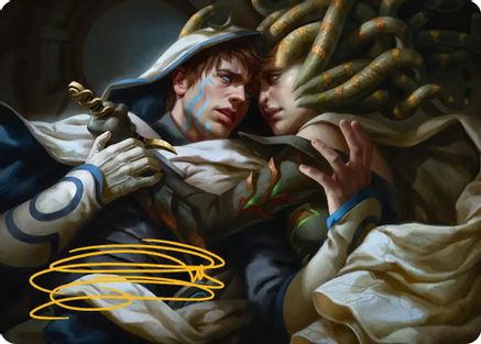 Vraska's Final Mercy Art Card (Gold-Stamped Signature)  (ASFRA-015) - [Art Series: Reality Fracture]