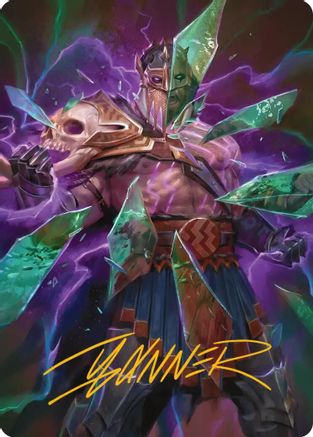 Rise of the Deathbringer Art Card (Gold-Stamped Signature)  (ASFRA-036) - [Art Series: Reality Fracture]