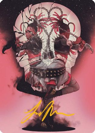 Face Yourself Art Card (Gold-Stamped Signature)  (ASFRA-050) - [Art Series: Reality Fracture]