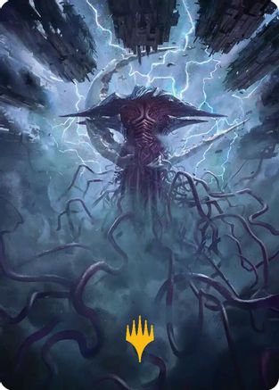 Emrakul, the Exigent Doom Art Card (Gold-Stamped)  (ASFRA-001) - [Art Series: Reality Fracture]