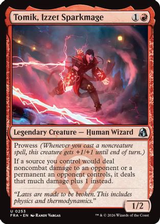 Tomik, Izzet Sparkmage  [Foil]  (FRA-253) - [Reality Fracture]