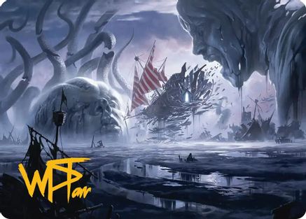 Shipwreck Marsh Art Card (Gold-Stamped Signature)  (ASFRA-031) - [Art Series: Reality Fracture]