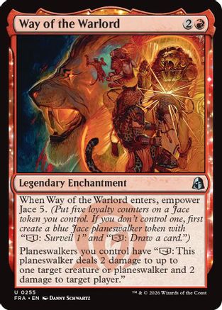 Way of the Warlord  [Foil]  (FRA-255) - [Reality Fracture]