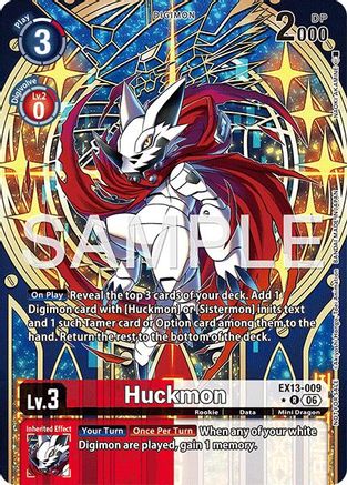 Huckmon (Extended Art) (EX13-009) - [Chivalrous XIII] Foil