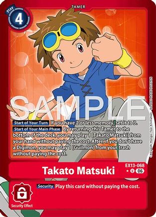 Takato Matsuki (Limited Foil) (EX13-068) - [Chivalrous XIII] Foil