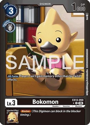 Bokomon (Limited Foil) (EX13-050) - [Chivalrous XIII] Foil