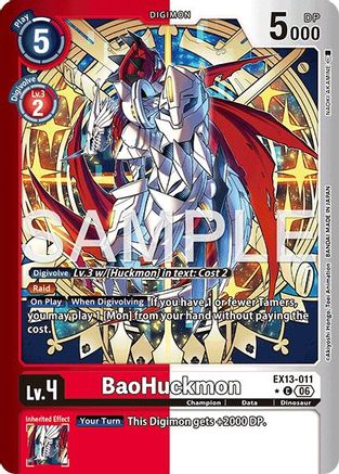 BaoHuckmon (Limited Foil) (EX13-011) - [Chivalrous XIII] Foil