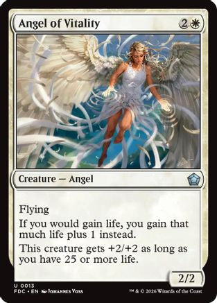 Angel of Vitality  (FDC-013) - [Commander: Foundations]