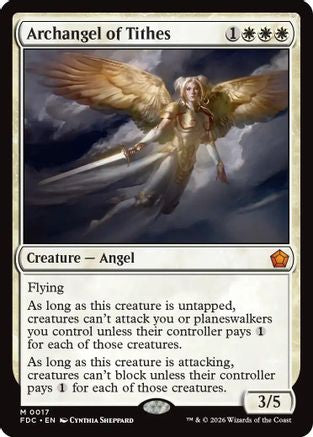 Archangel of Tithes  (FDC-017) - [Commander: Foundations]
