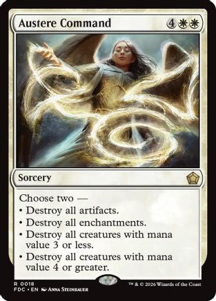 Austere Command  (FDC-018) - [Commander: Foundations]