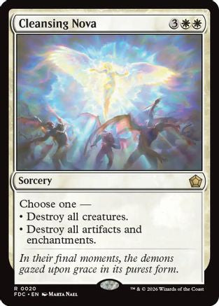 Cleansing Nova  (FDC-020) - [Commander: Foundations]