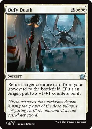 Defy Death  (FDC-025) - [Commander: Foundations]