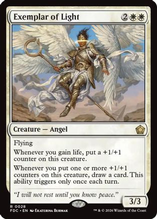 Exemplar of Light  (FDC-028) - [Commander: Foundations]
